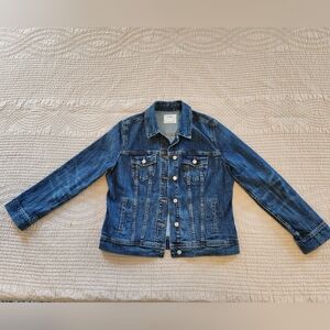 OLD NAVY DENIM TRUCKER JACKET WOMEN'S LARGE EUC!!
